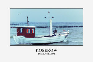 Fischerboot in Koserow auf Usedom