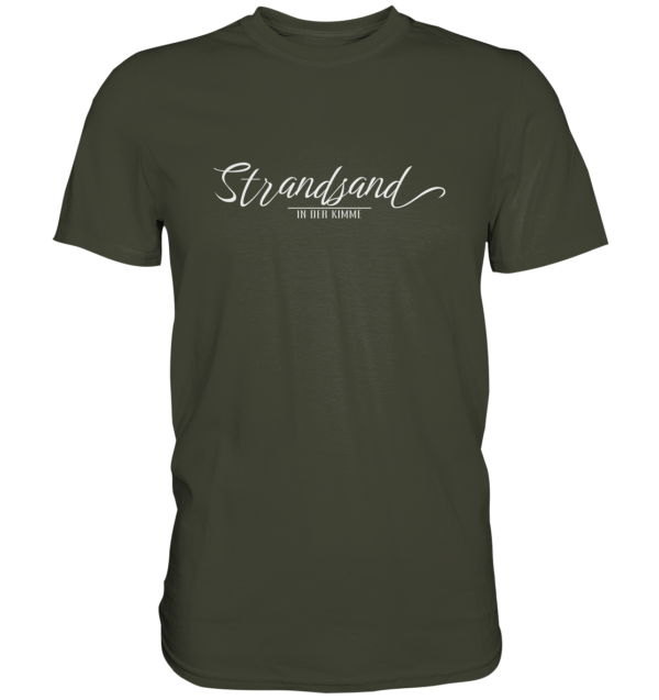 Strandsand in der Kimme - das Shirt - Premium Shirt 3