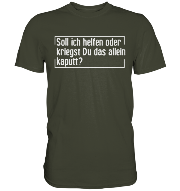 Soll ich helfen - 2024 - Premium Shirt 7