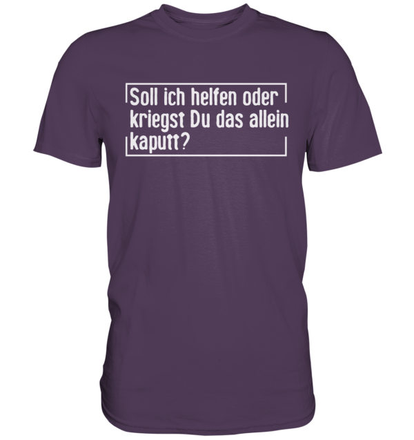 Soll ich helfen - 2024 - Premium Shirt 8