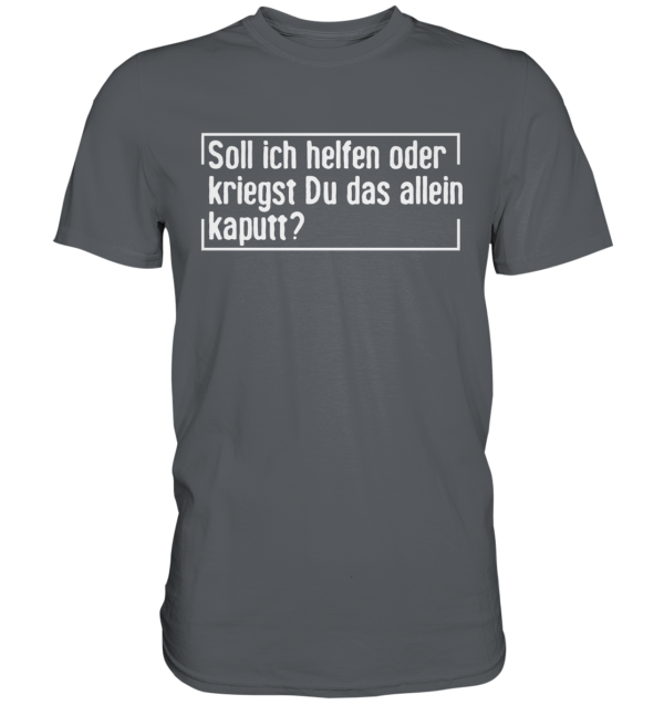 Soll ich helfen - 2024 - Premium Shirt 4