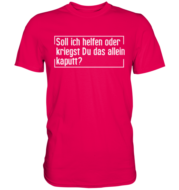 Soll ich helfen - 2024 - Premium Shirt 6