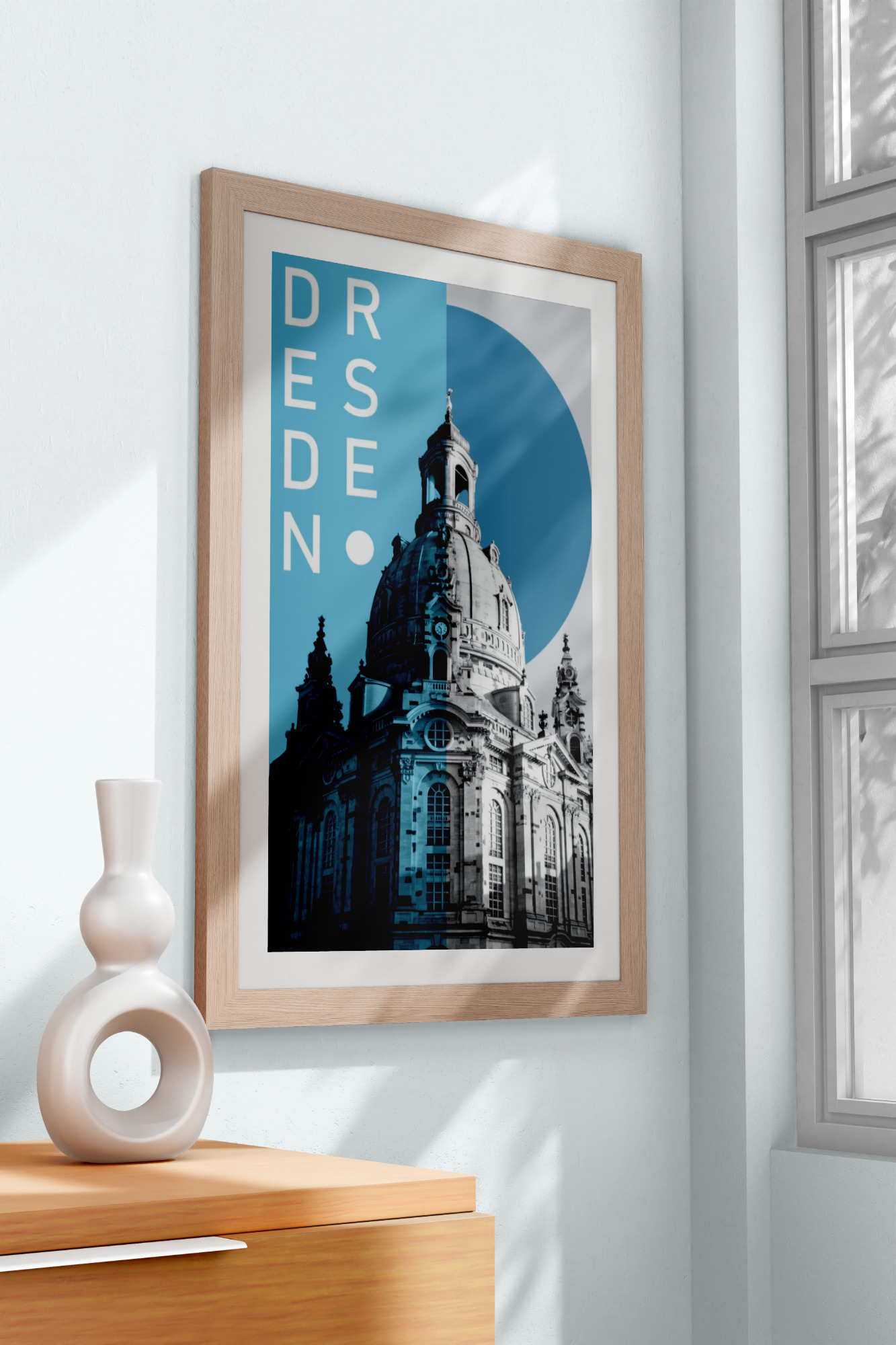 Neues Werk der Serie „Fotografiken“: Die frauenkirche Dresden – Architektur trifft Fotografie und Grafik