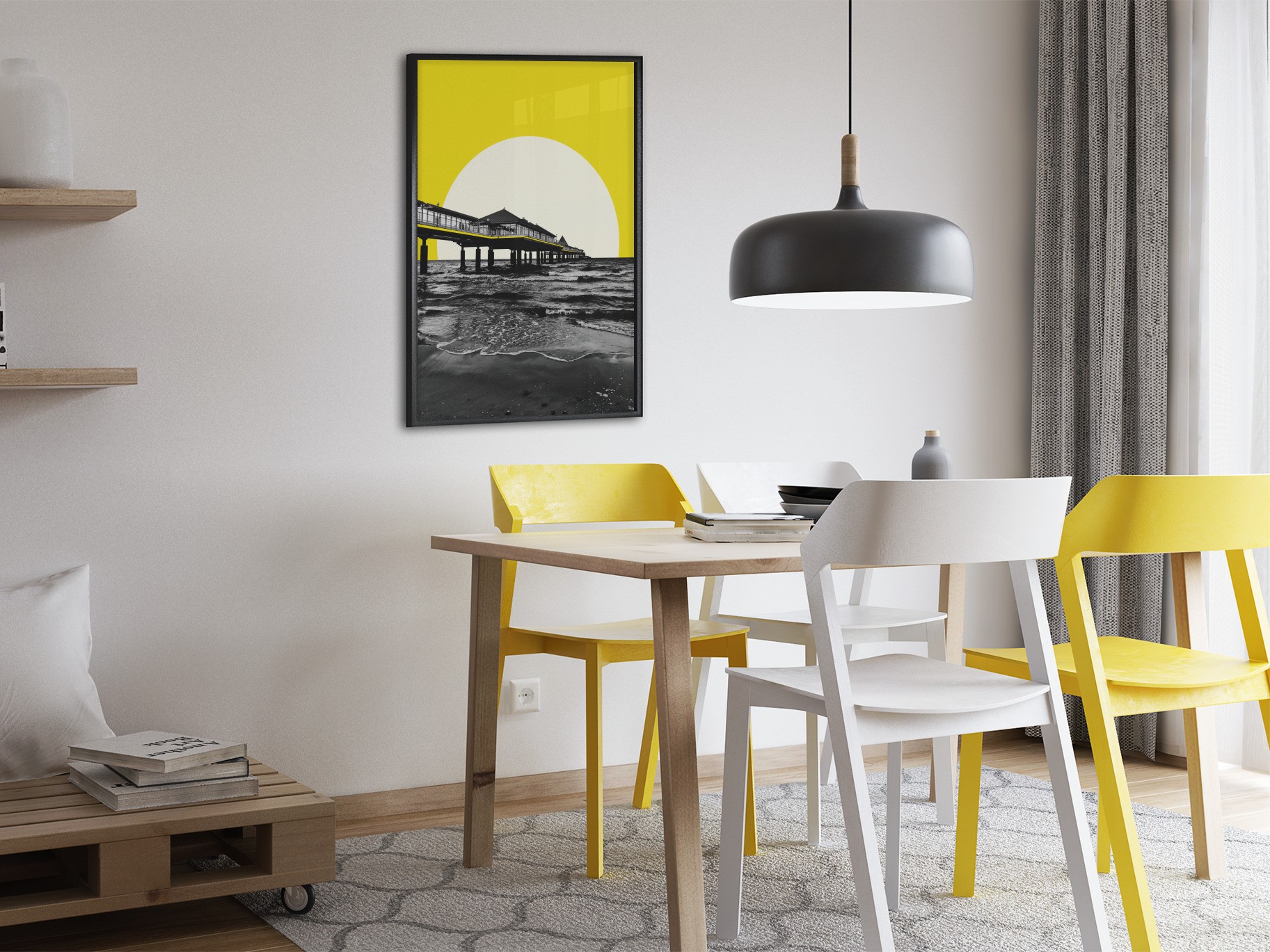 Jens Scheider fotografie Seebrücke Heringsdorf Foto grafik Wandbild Kunst kaufen